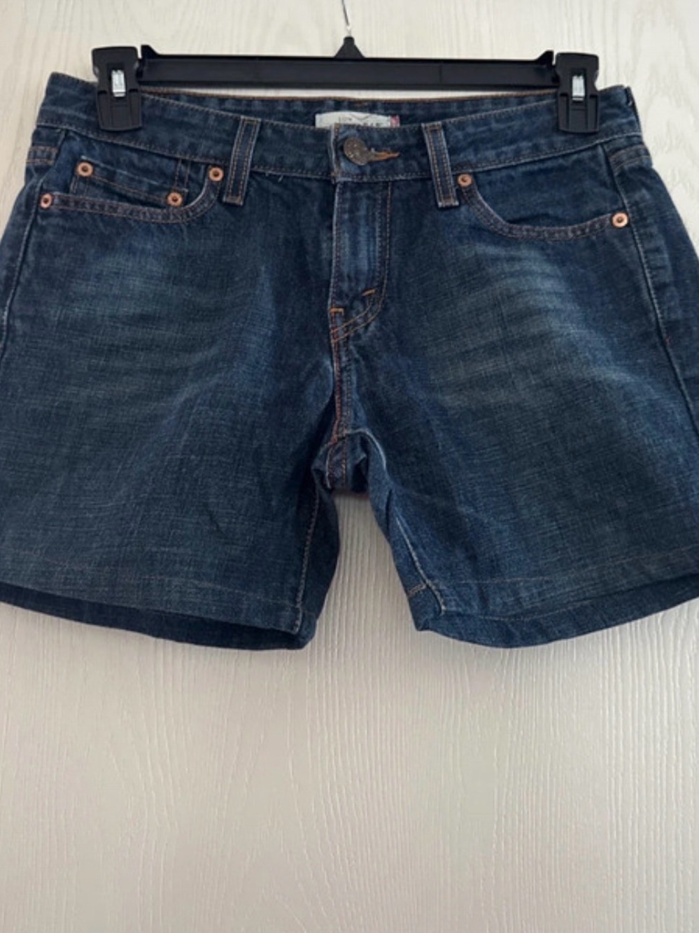 Levi's Dark Blue Denim Jean Shorts